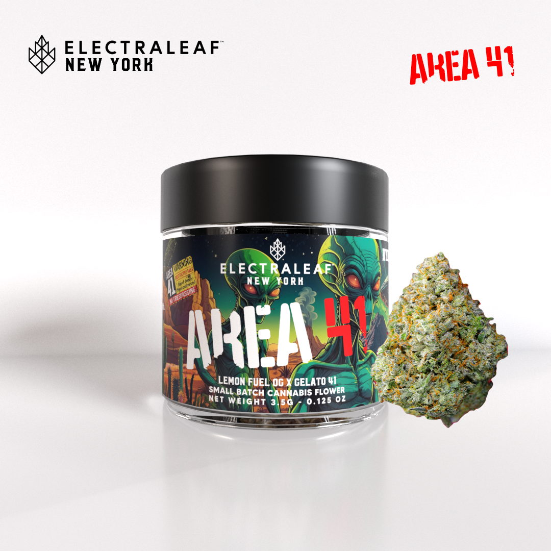 Photograph of product: ElectraLeaf | Area 41 | 3.5g Jar