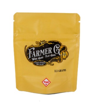 Photograph of product: FARMER G | WHITE GUMMY | PRE-PACK | 3.5G | HYBRID