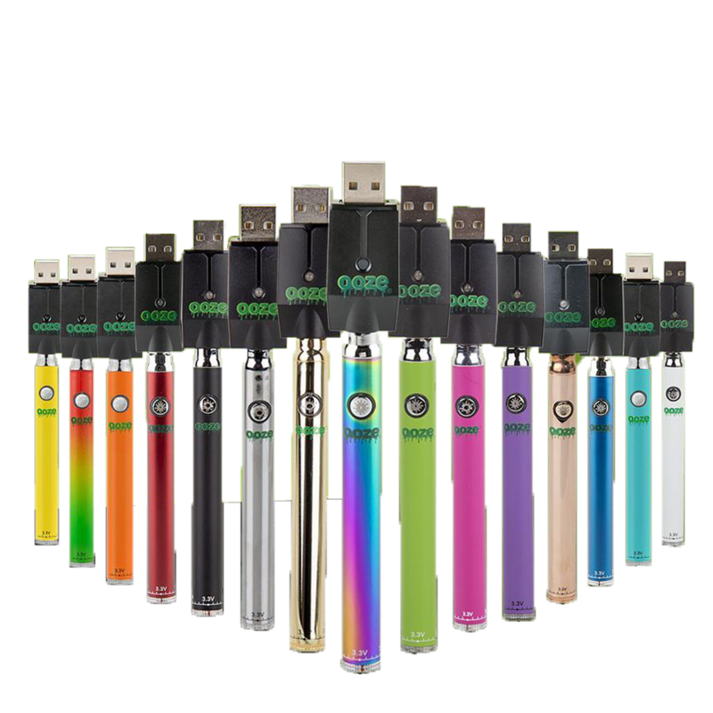 Photograph of product: Ooze Slim Twist | Variable battery 510 | Ruby Red