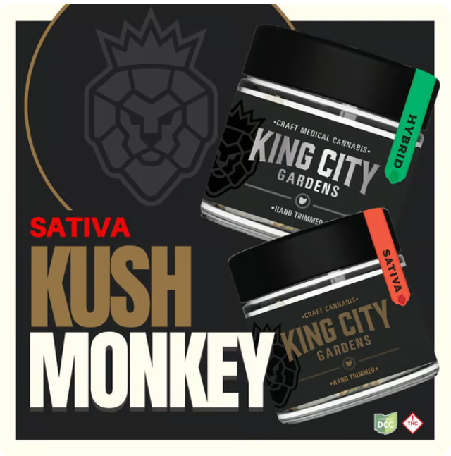 Photograph of product: King City Gardens | Kush Monkey | 2.83g Smalls
