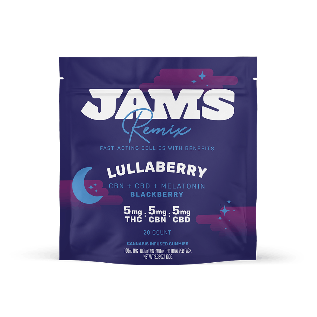 Photograph of product: 1:1:1 Lullaberry (TH-oui:CBD:CBN) | Fast Acting Jellies | 100mg