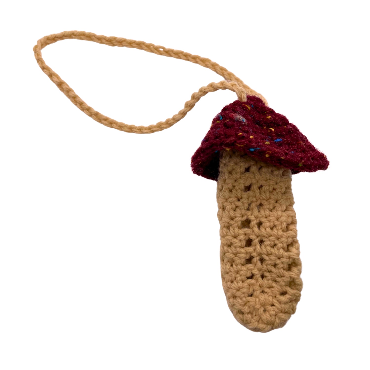 Photograph of product: CROCHET MUSHROOM VAPE HOLDER