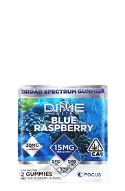 Photograph of product: *Promo* Dime Industries | Blue Raspberry CBG (2 Pack) | 10mg CBG/10mg CBD/10mg TH-oui