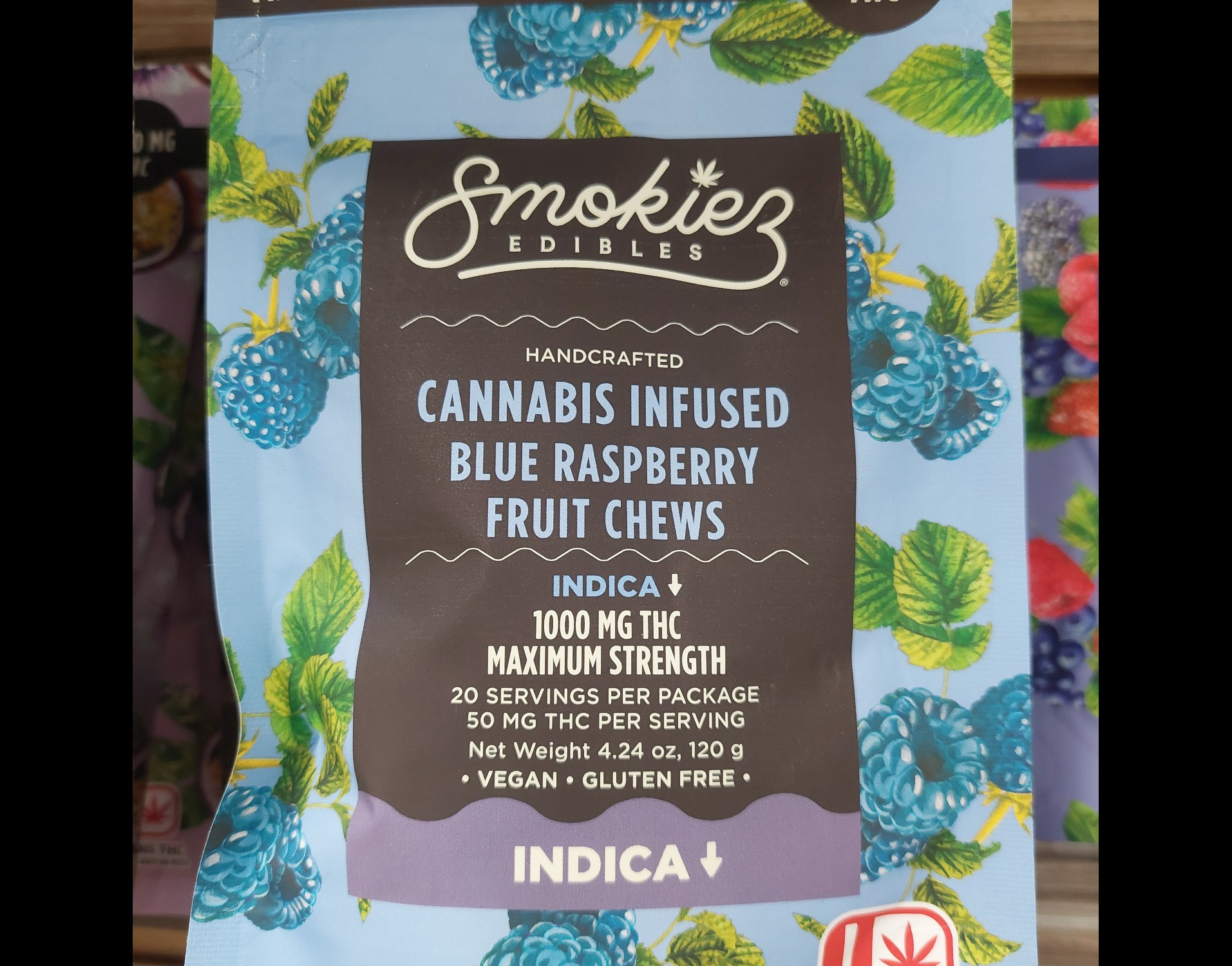 Photograph of product: GUMMIES SMZ BLUE RASPBERRY (I) 20PK