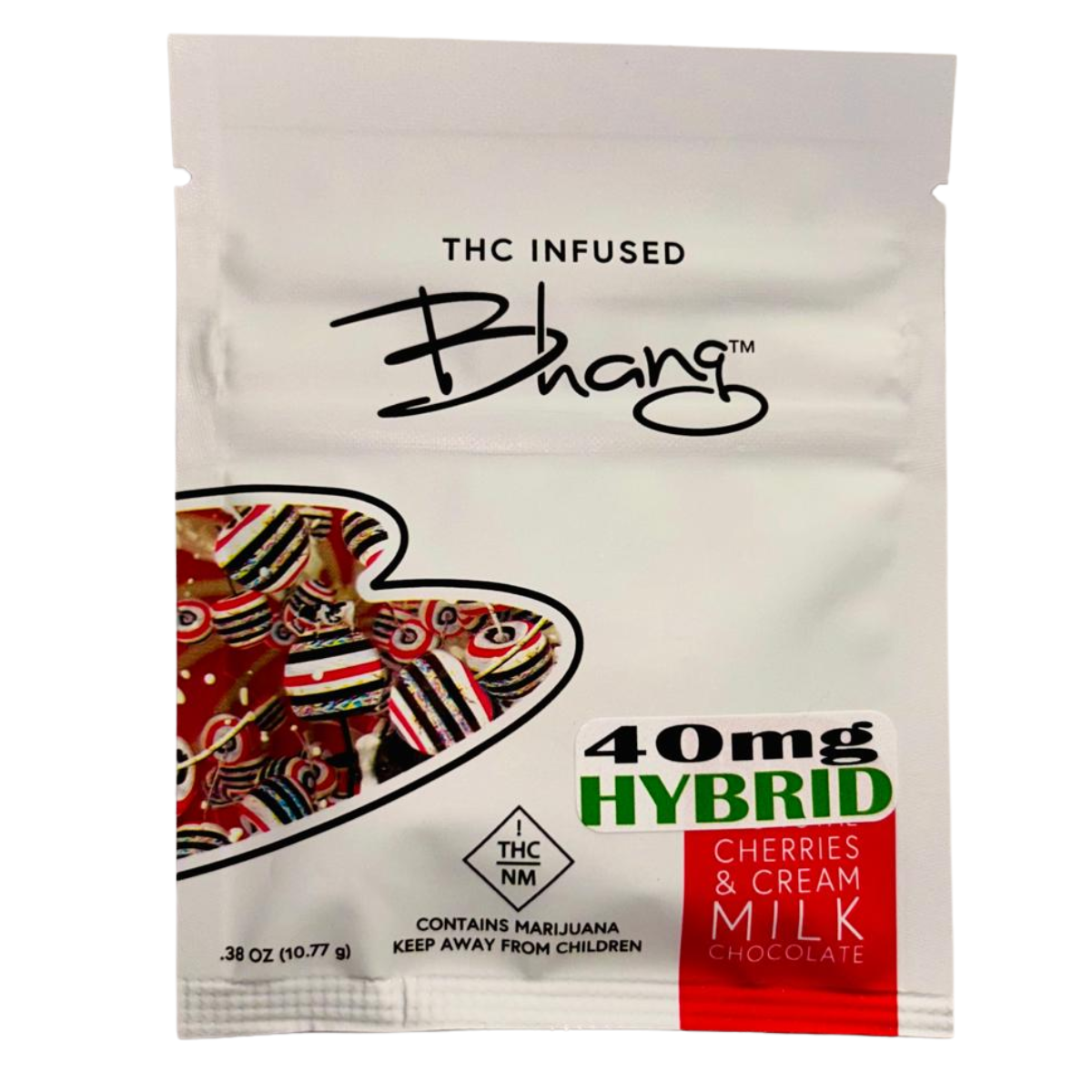 Photograph of product: Bhang Cherry and Cream Nug 40mg
