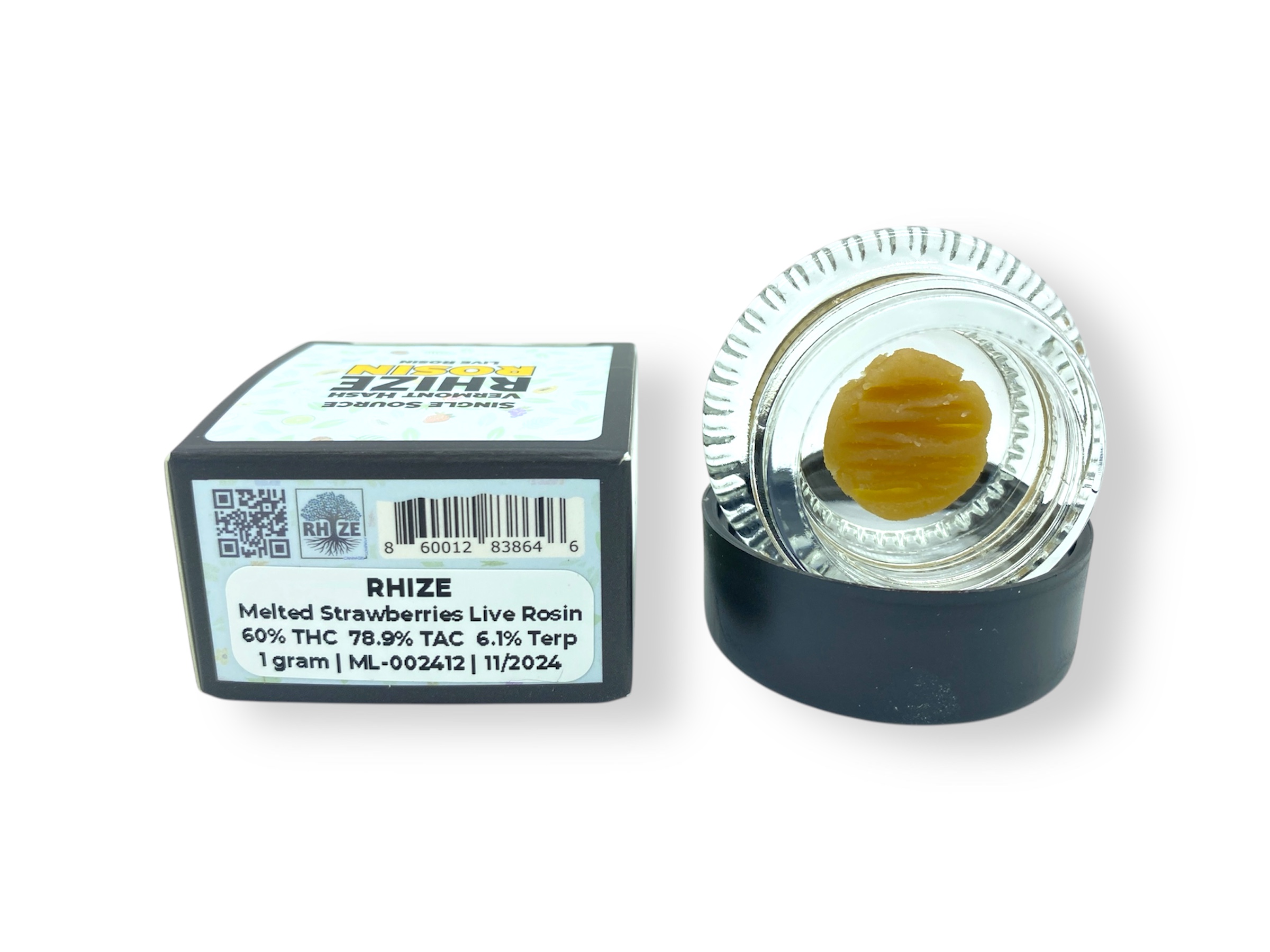 Photograph of product: Melted Strawberries Rosin