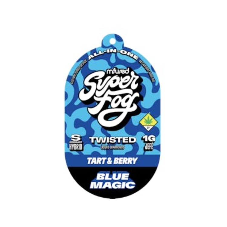 Photograph of product: Disposable Vape Twisted Tart & Berry Blue Magic (Flavored Liquid Diamonds) mf