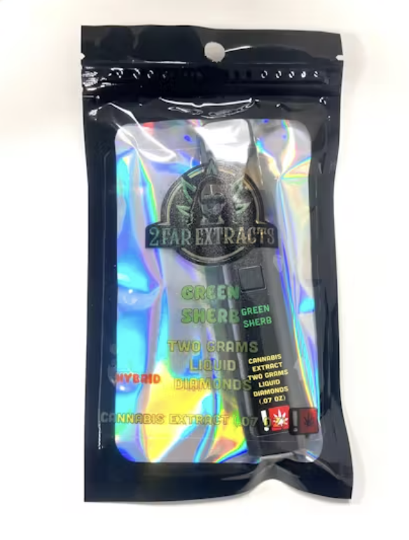 Photograph of product: 2Far Extracts - Trainwreck - Liquid Diamond AIO