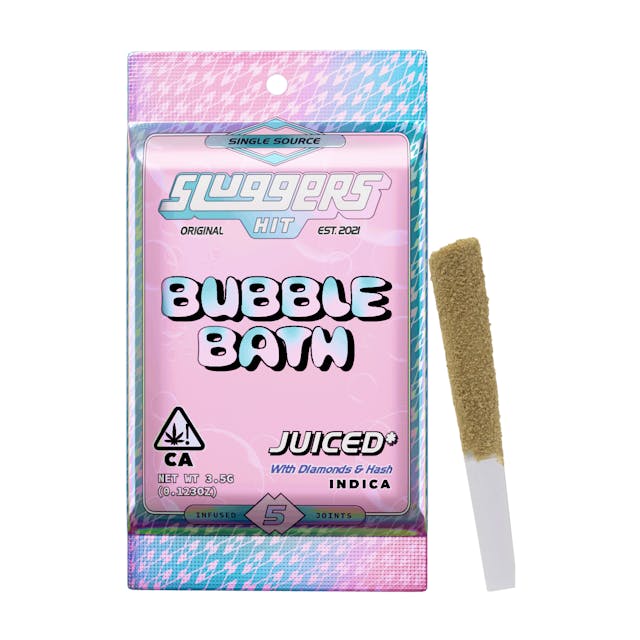 Photograph of product: Bubble Bath (I) - 5pk Infused Prerolls - Bubble Bath (I)