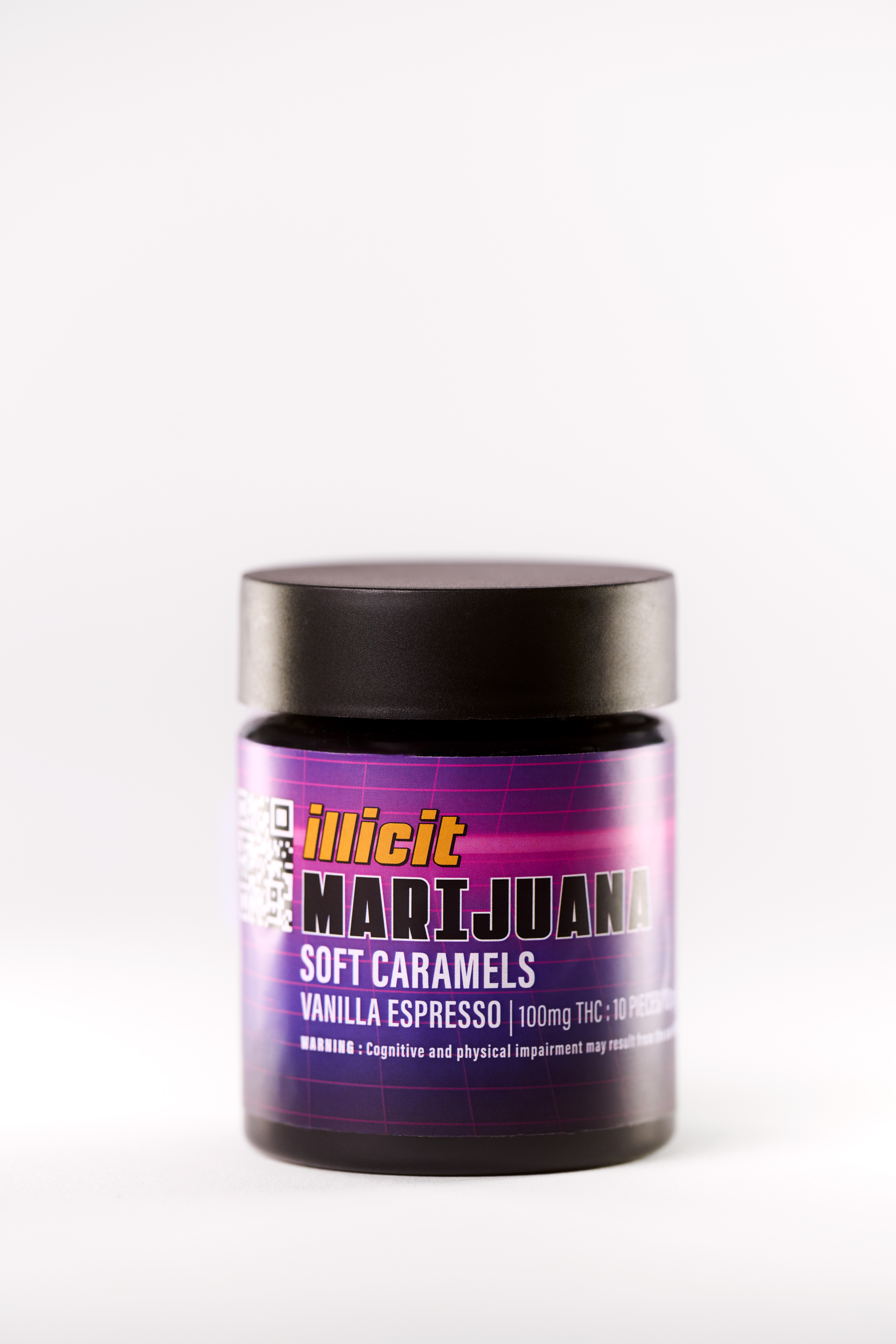 Photograph of product: Illicit | Vanilla Espresso (H) Soft Caramels | 10 Pack (100mg)