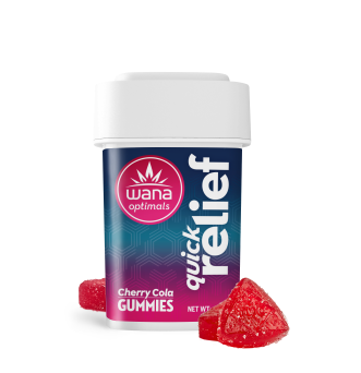 Photograph of product: Quick Relief: Cherry Cola 10pk 100mg