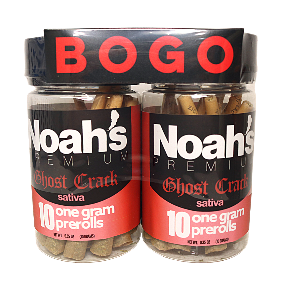 Photograph of product: Noahs Premium Preroll 20pk 20g - Ghost Crack (S)