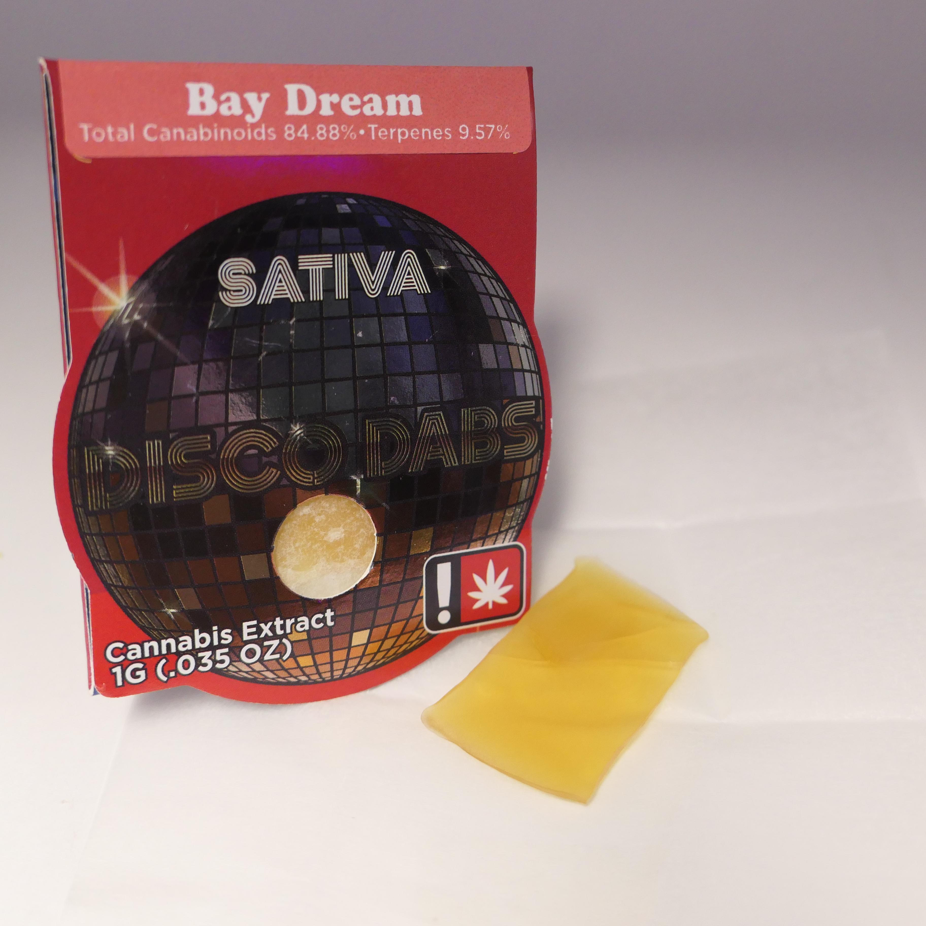 Photograph of product: Shatter - 1g Disco Dabs - Cosmic Express - GREEN LEAF SPECIAL
