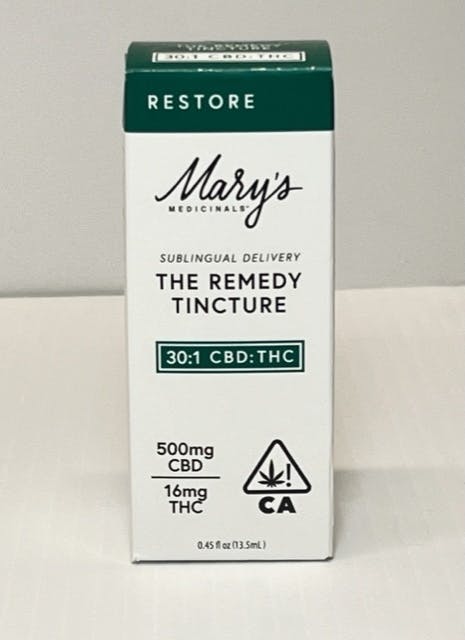 Photograph of product: Mary's RESTORE 30:1 CBD Tincture