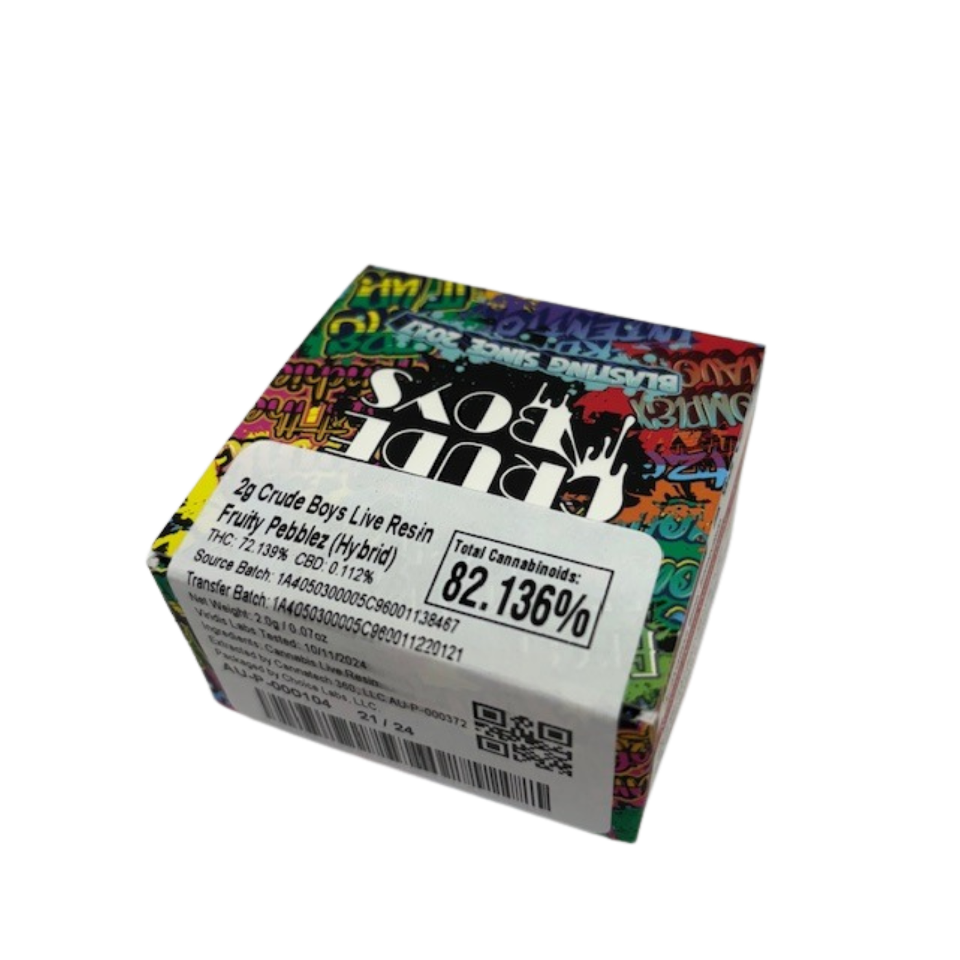 Photograph of product: Crude Boys - Fruity Pebblez Live Resin