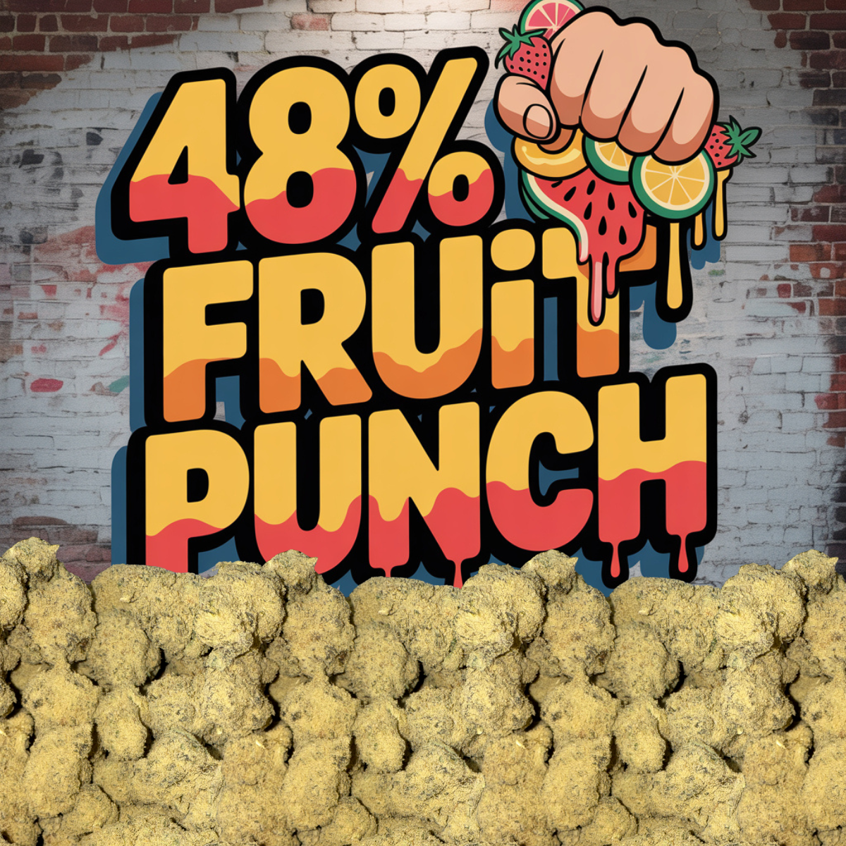 Photograph of product: Fruit Punch | Live Resin |  Moonrocks | Tier Six - 28g