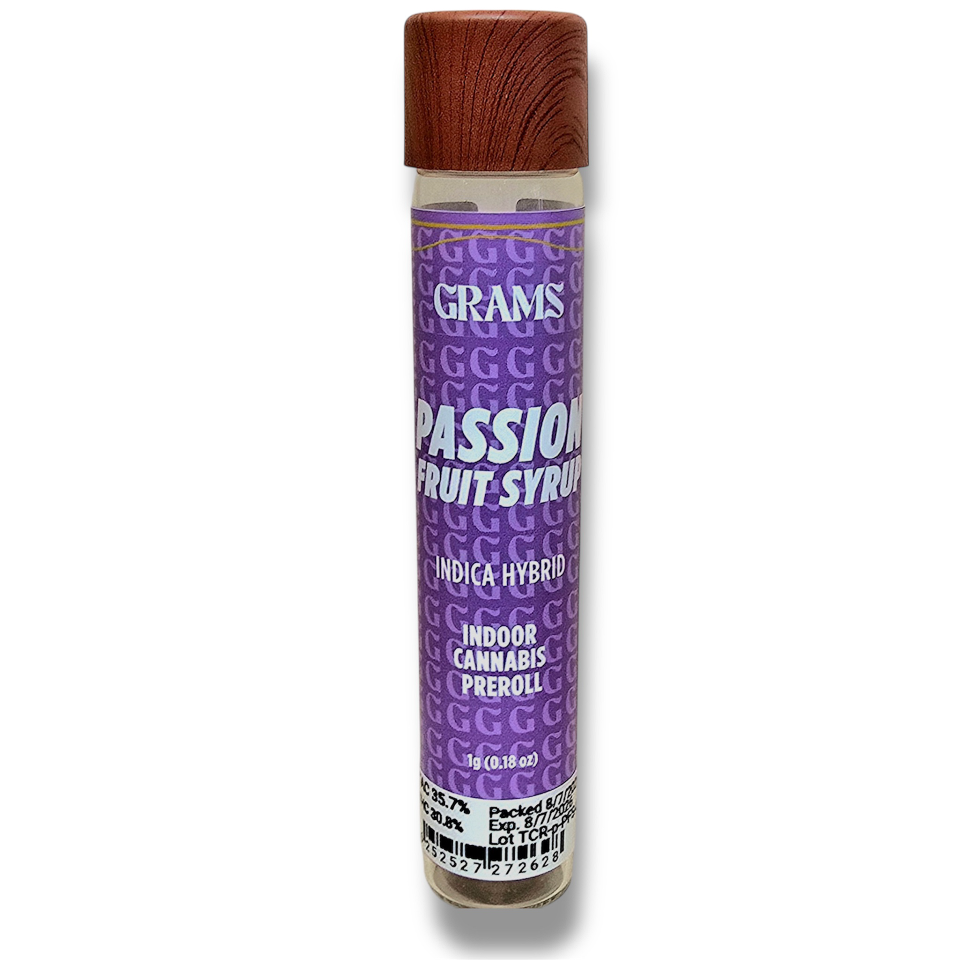 Photograph of product: Passion Fruit Syrup | Pre-roll | 1g