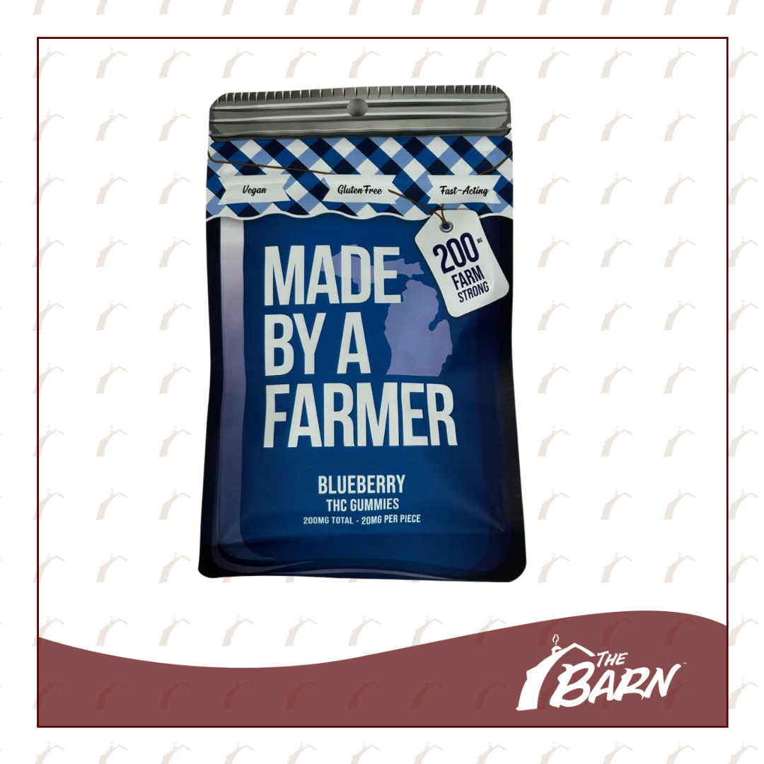 Photograph of product: MBAF 200mg Gummies - Blueberry - REC