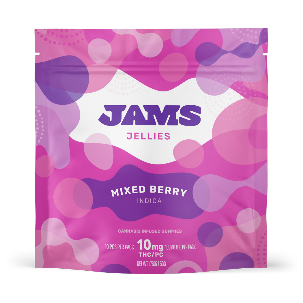 Photograph of product: JAMS  |  Mixed Berry  |  [10pk x 10mg]  | Edibles | Soft Lozenges