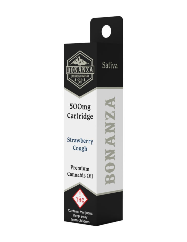 Photograph of Product: Bonanza (S) Strawberry Cough Cart 500mg