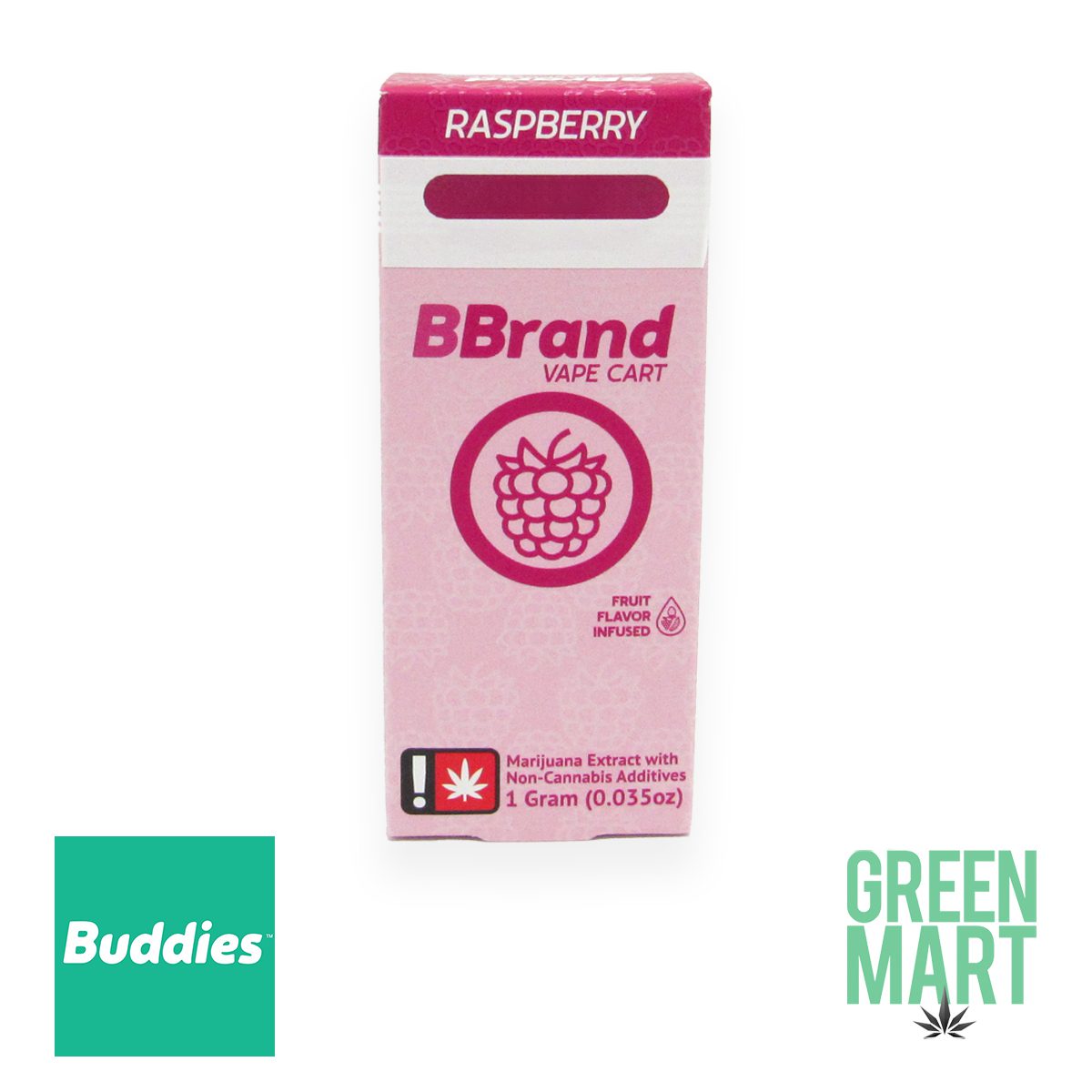 Photograph of product: Raspberry Parfait Flavored Cart. (Buddies)