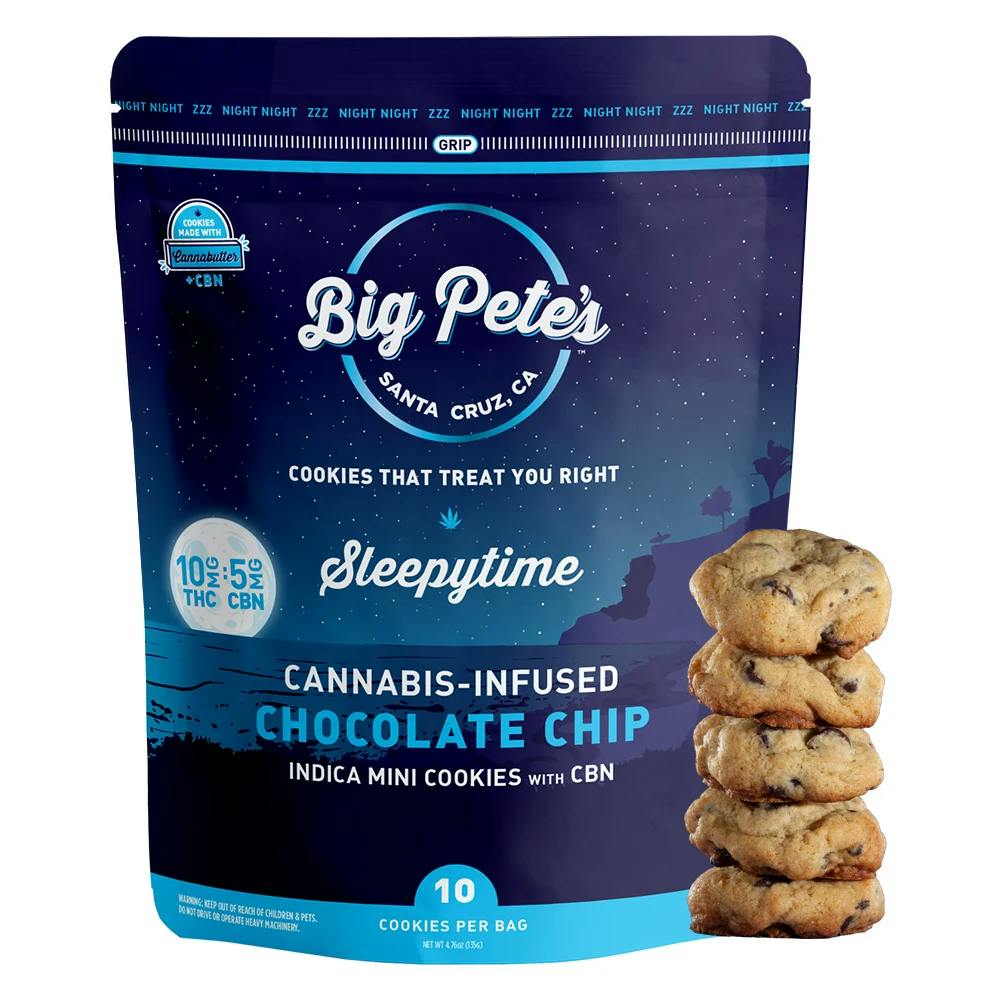Photograph of Product: Big Pete's - Chocolate Chip Cookies - 2:1 THC:CBN