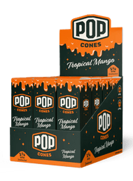 Photograph of product: POP Cones Unbleached Cones With Terpenes 1 1/4" 6pk (Tropical Mango)