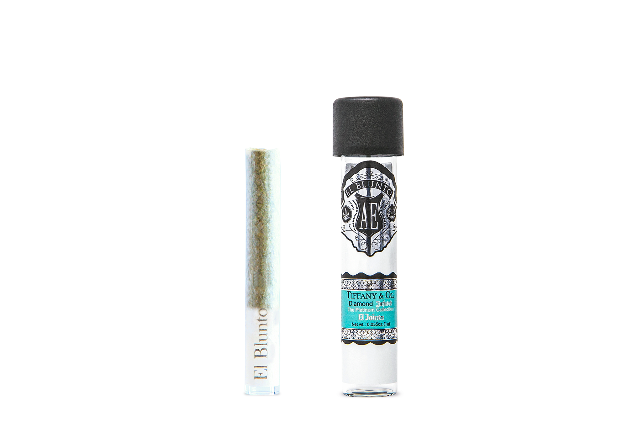Photograph of product: Tiffany & OG Jointo - 1g Diamond Infused Preroll | El Blunto