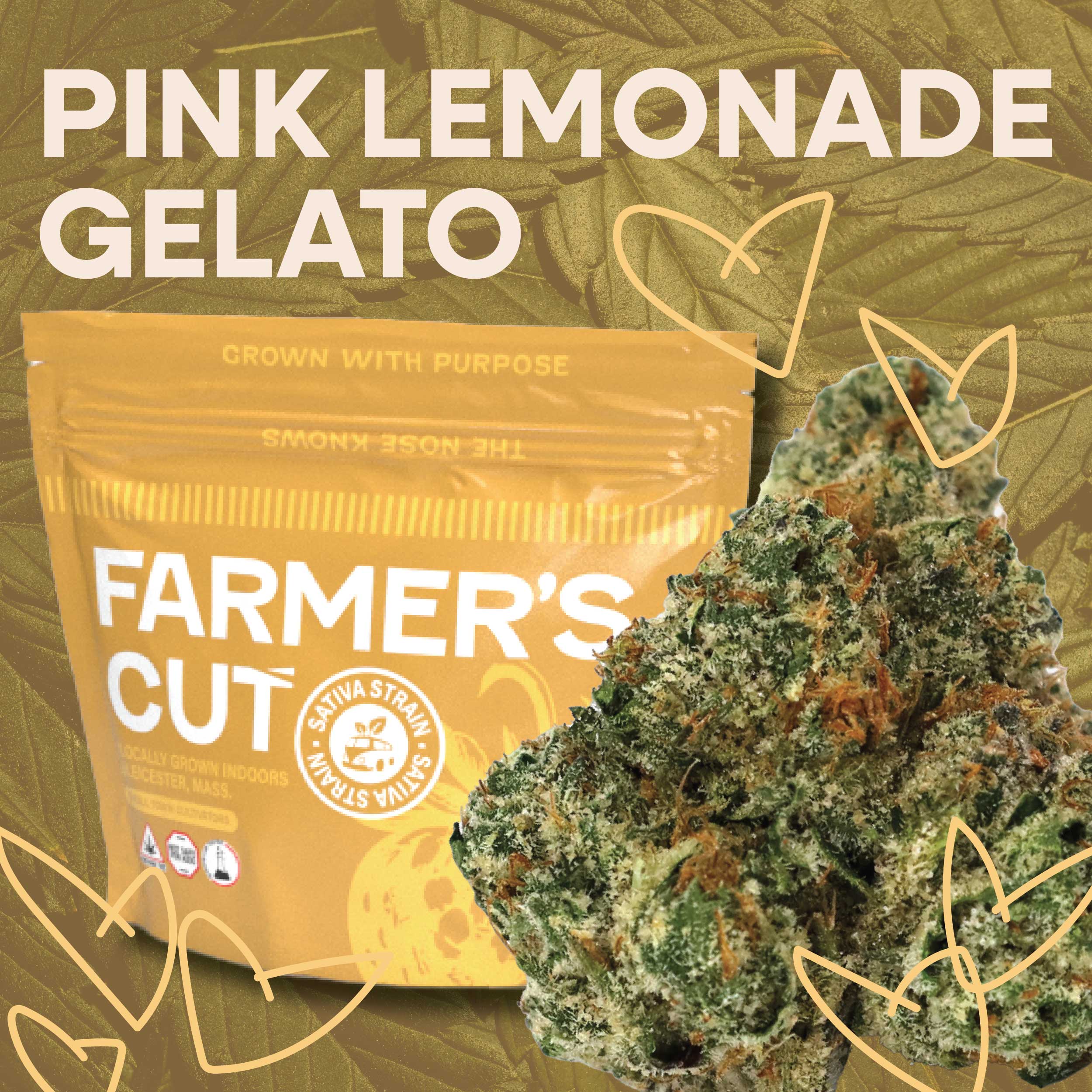 Photograph of product: Farmer's Cut - Pink Lemonade Gelato - Oui'd - 14g