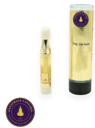 Photograph of product: Entourage Oui'd | SUGA SPICE Live Resin Cartridge | 1g