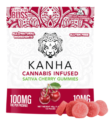 Photograph of product: Cherry Sativa Gummies 10pk