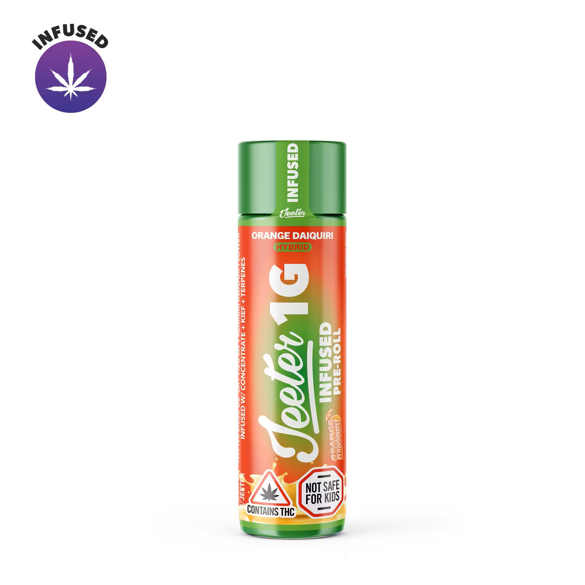 Photograph of product: 1G Jeeter Infused Pre-roll - Orange Daiquiri