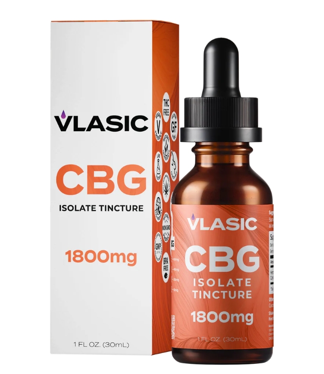 Photograph of product: Vlasic |  CBG Isolate Tincture | 30mL