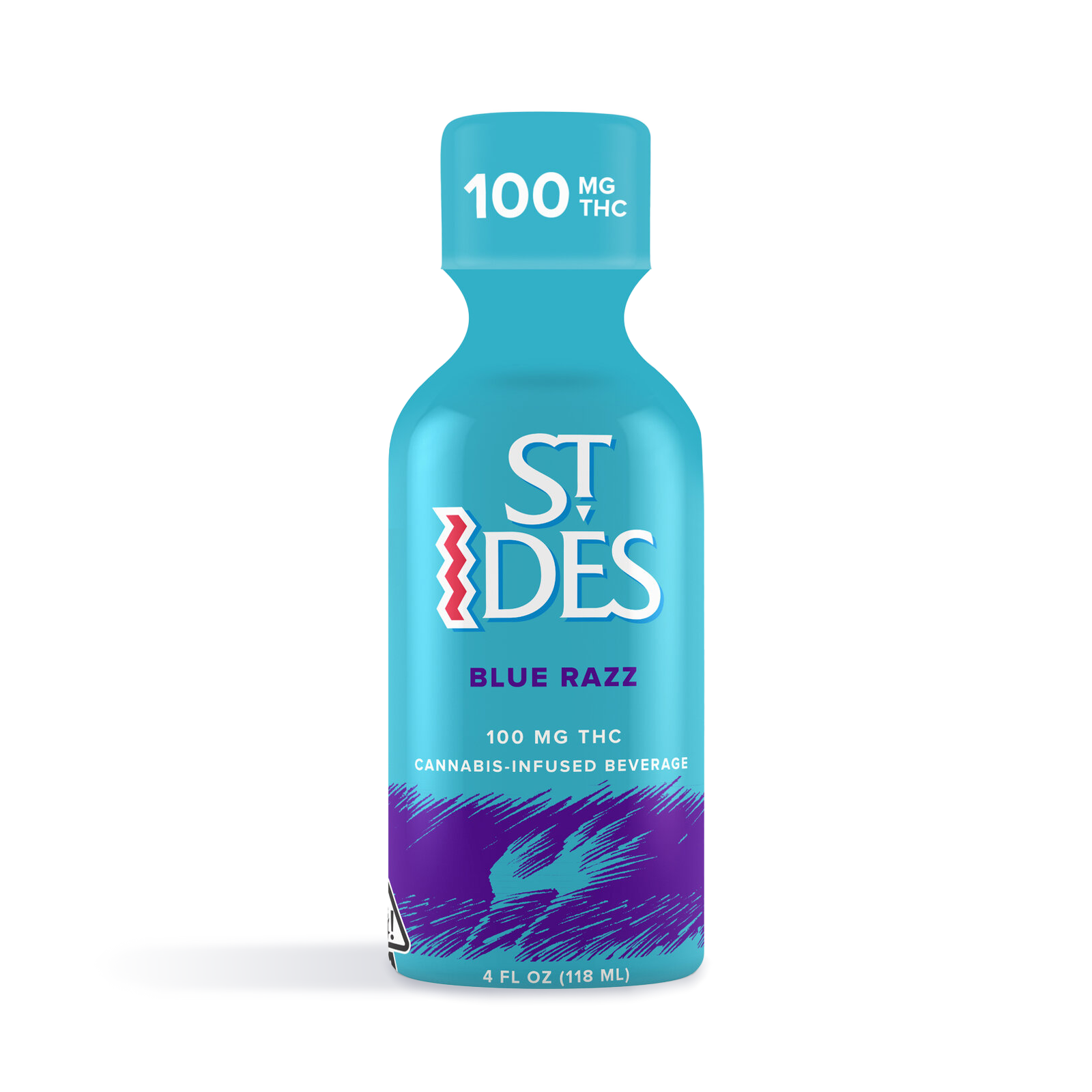 Photograph of product: Blue Razz 100mg Infused Shot
