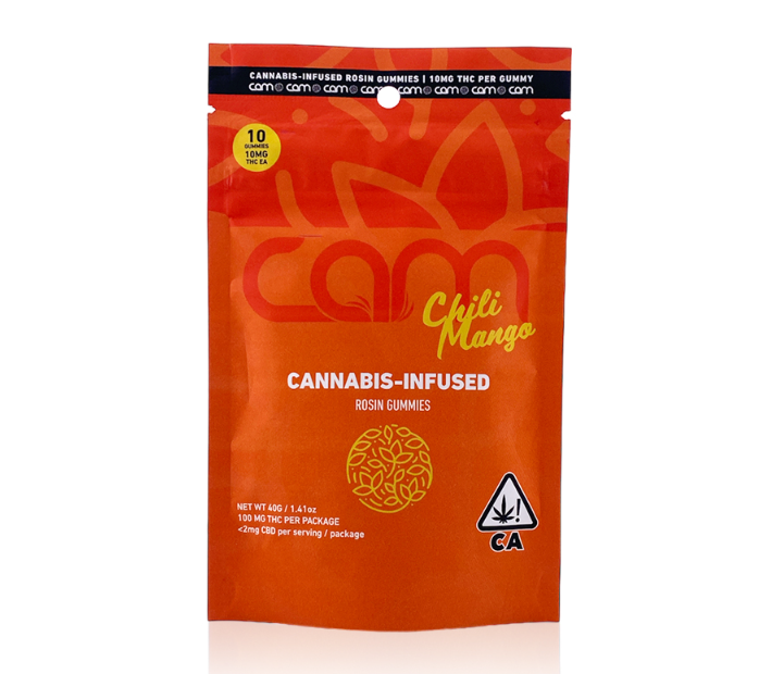 Photograph of product: Chili Mango Rosin Gummies   100 Milligrams
