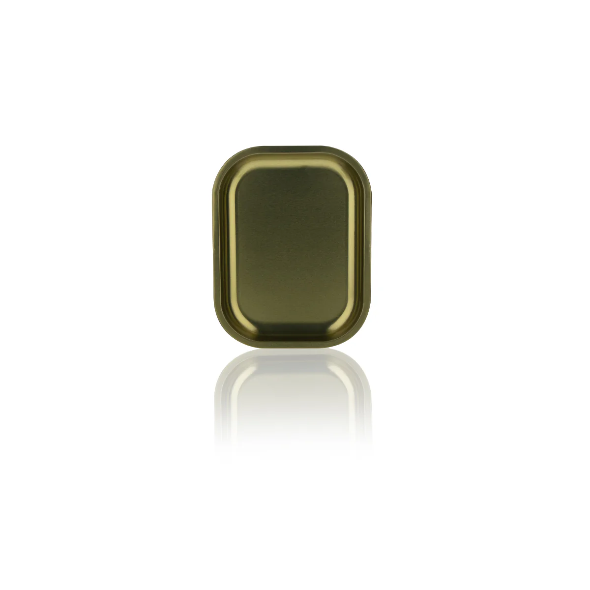 Photograph of product: BIO Metal Rolling Tray w/ Magnetic Lid - Gold