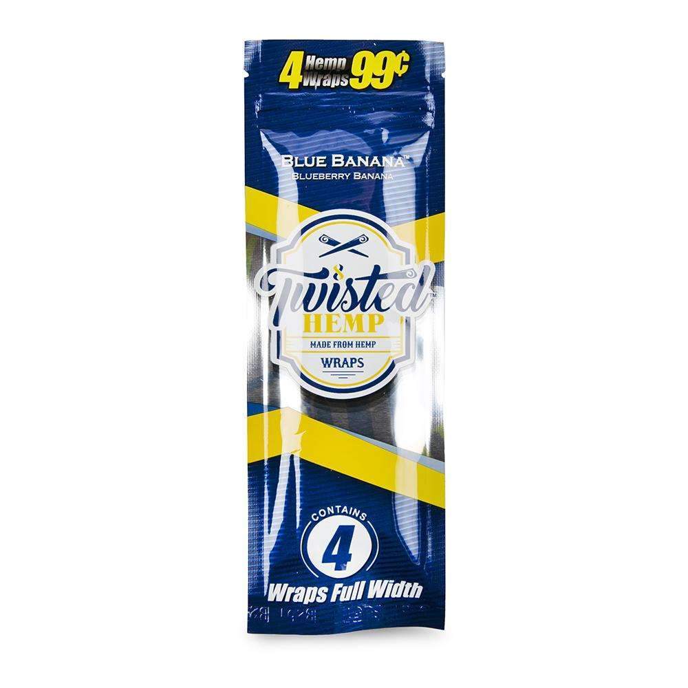 Photograph of product: Twisted - Blue Banana Hemp Wraps