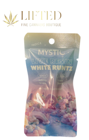 Photograph of product: WHITE RUNTZ LIVE RESIN M CART