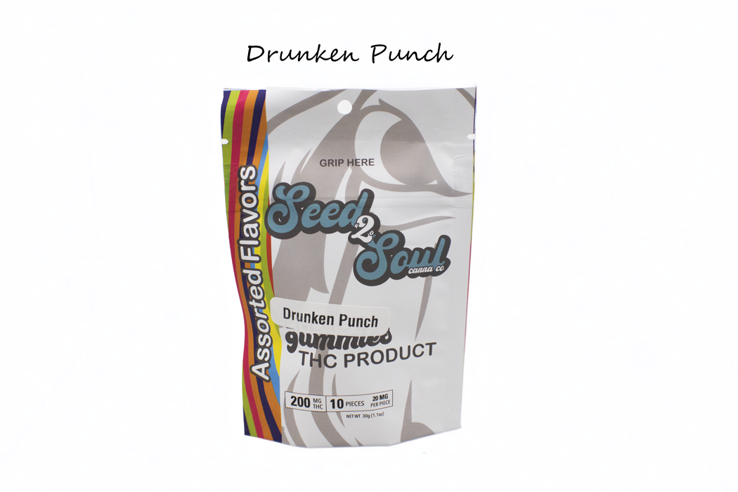 Photograph of product: Drunken Punch | TH-oui Gummies 200mg