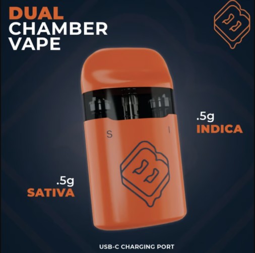 Photograph of product: Cherry Alien Papi x Plasma Wedding Dual Chamber Vape 1g (C4949/4950)