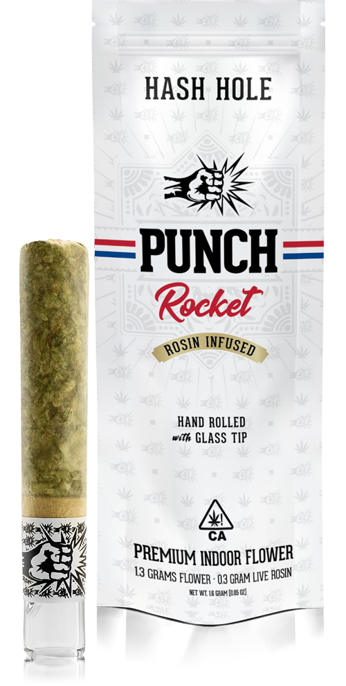 Photograph of product: PUNCH ROCKET INFUSED PREROLL - BRAINDEAD X W.A.P 1.6G (1CT) - 1.6 G