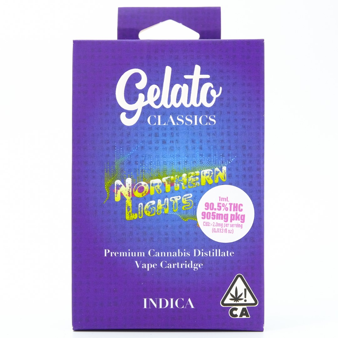 Photograph of product: Gelato | 1G 510 Cart | Northern Lights