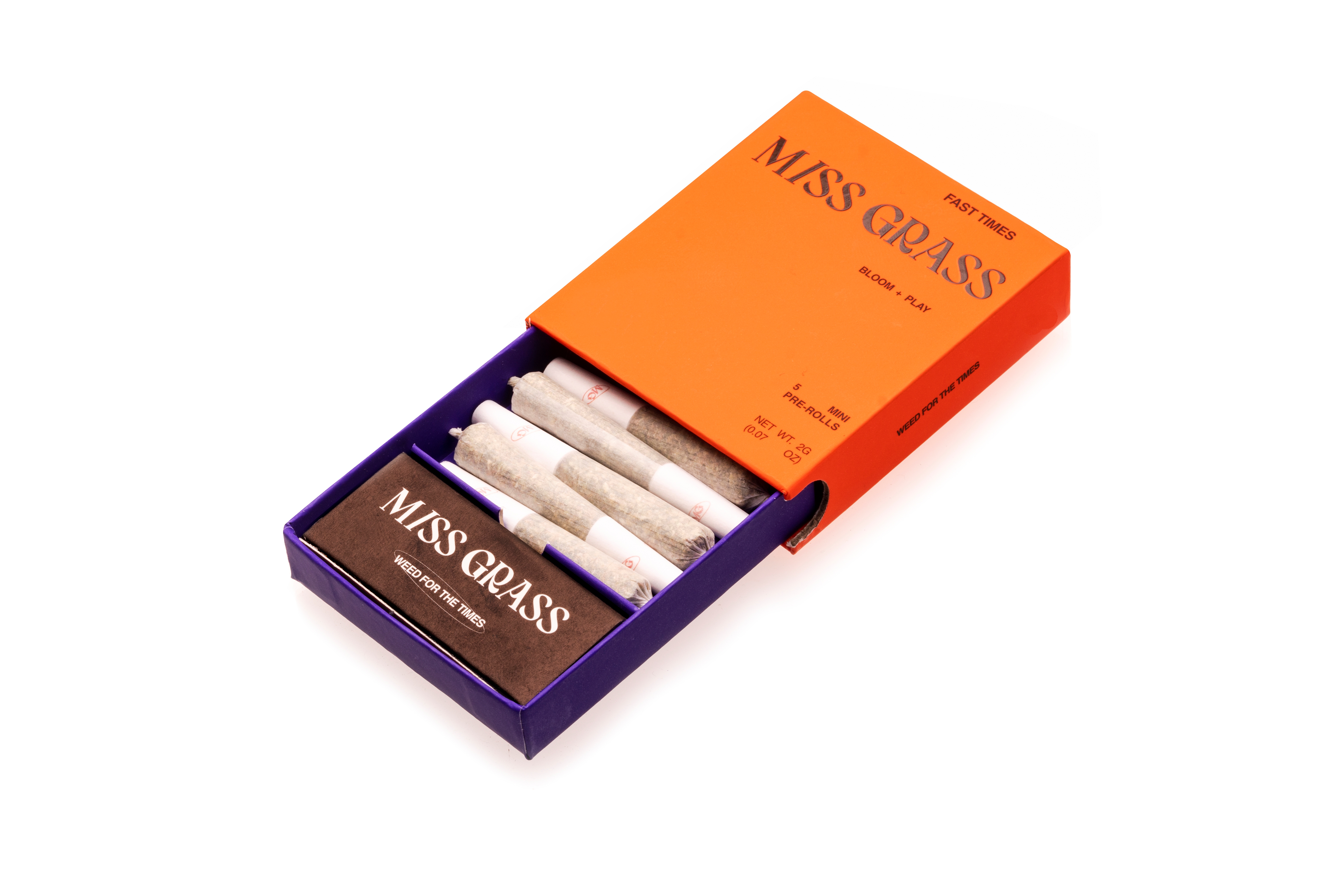 Photograph of product: Miss Grass Fast Times Pre-roll 5x0.4g (REC)