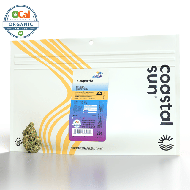 Photograph of product: Bleuphoria - OCal Sungrown Flower 28g - 