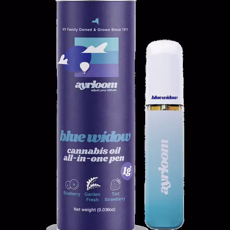 Photograph of product: Blue Widow- Ayrloom- Disposable