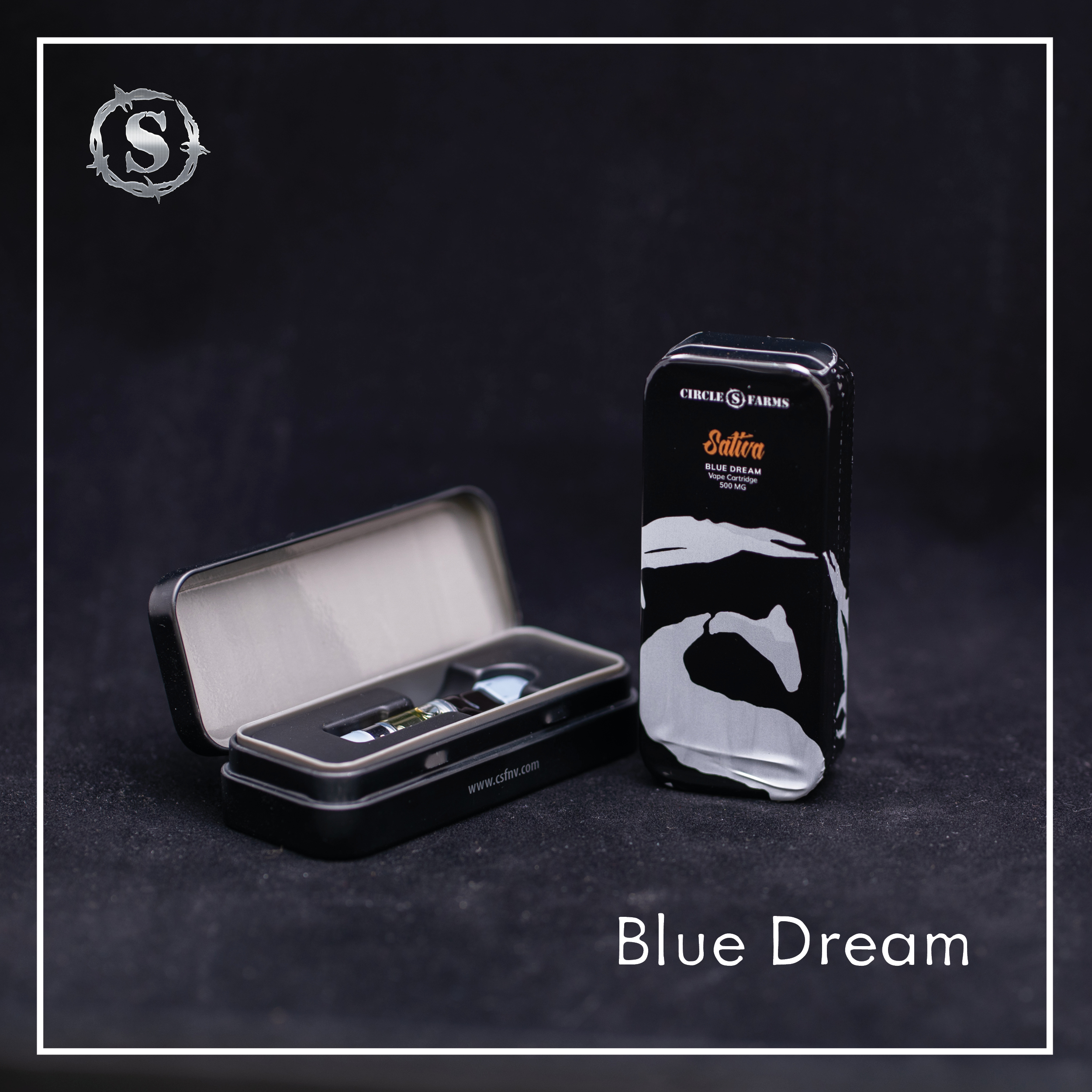 Photograph of product: Blue Dream .5g Cartridge