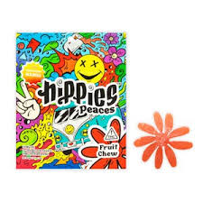 Photograph of product: Hippies Peaces | Sweet Strawberry Mango 10:1 TH-oui:CBN 100mg