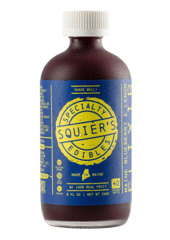 Photograph of product: Blueberry Lemon - Squier's Elixer - 100mg - AU Squier's Specialty Edibles