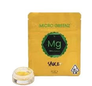 Photograph of product: Micro Greenz - Concentrate - Banana Zelato Sauce - 1G