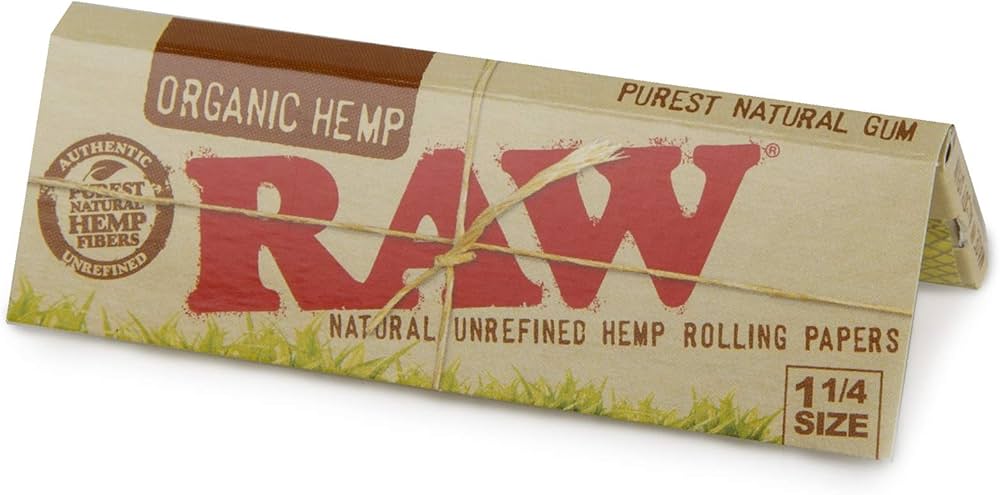 Photograph of product: RAW | Accessory | Rolling Papers | Organic Hemp | 1 1/4